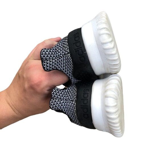 2018 Adidas Cloudfoam Ultimate Black/Black-Gray Size 7.5 - Picture 5 of 16